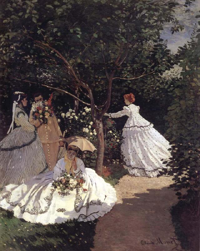 Femmes an Fardin, Claude Monet